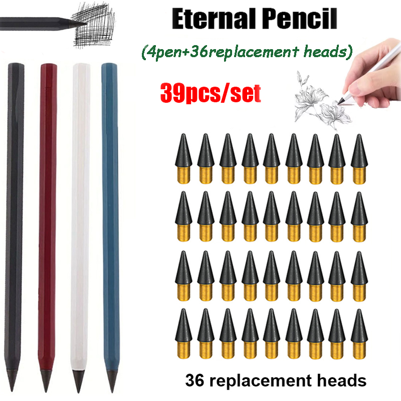 39pcs/set Creative Metal Penci - Writing Tools review and price