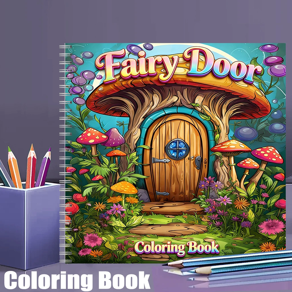 Coloring Book Fairy Door for A - School Supplies review and price